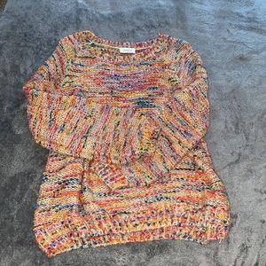 Bubble Sleeve multi color sweater